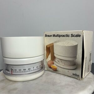 Braun Multipractic Kitchen Switzerland Type 4243 Imperial Metric Vtg Cook Tool